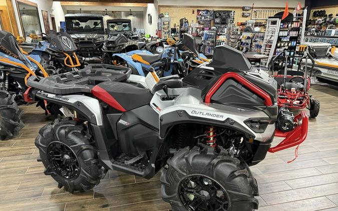 2025 Can-Am Outlander X mr 1000R Hyper Silver & Legion Red