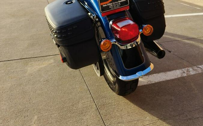 2022 Harley-Davidson® Heritage Classic 114 Reef Blue/Vivid Black Chrome finish