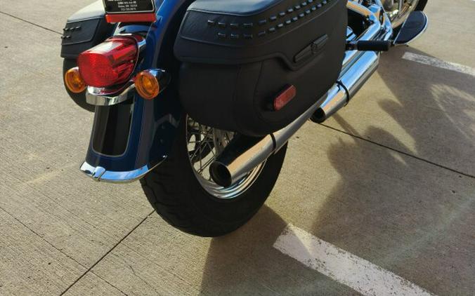 2022 Harley-Davidson® Heritage Classic 114 Reef Blue/Vivid Black Chrome finish