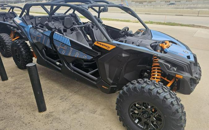 2026 Can-Am® Maverick X3 MAX DS Turbo RR Scandi Blue & Orange Crush