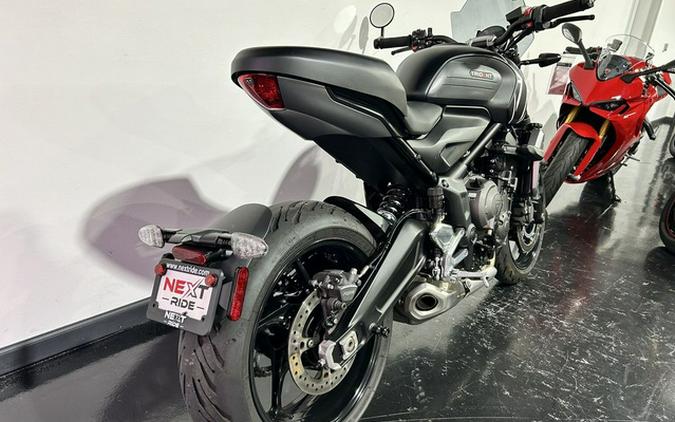 2022 Triumph Trident 660 Matt Jet Black And Silver Ice