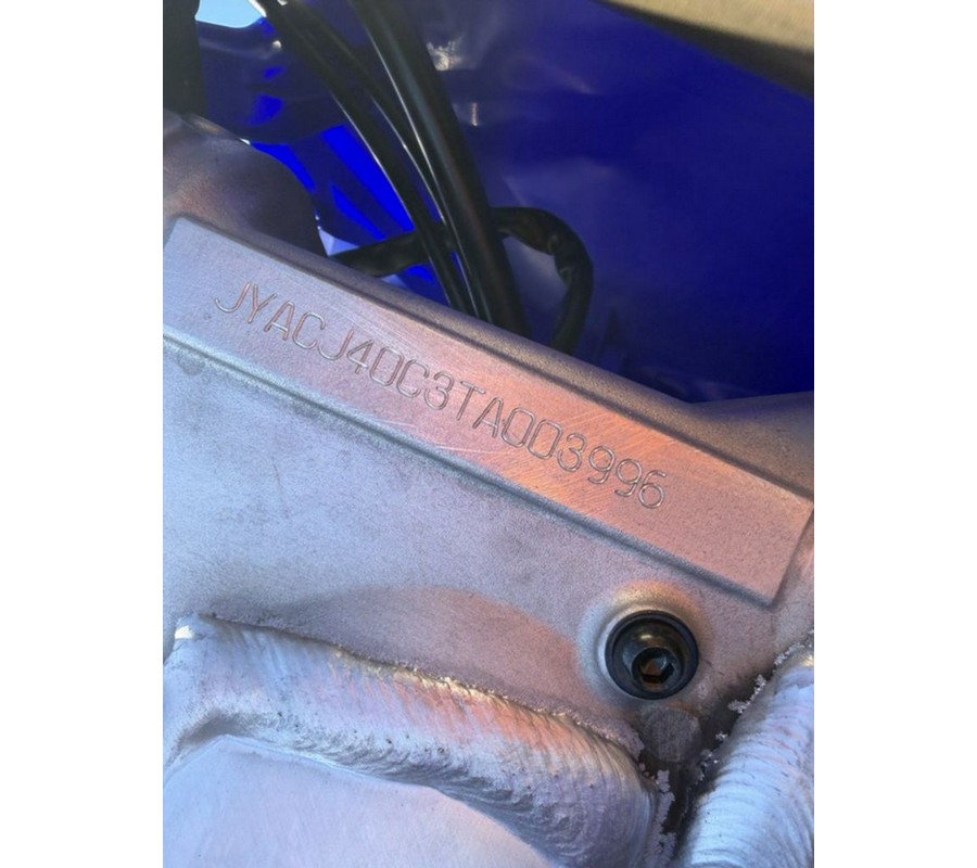 2026 Yamaha YZ450F Team Yamaha Blue