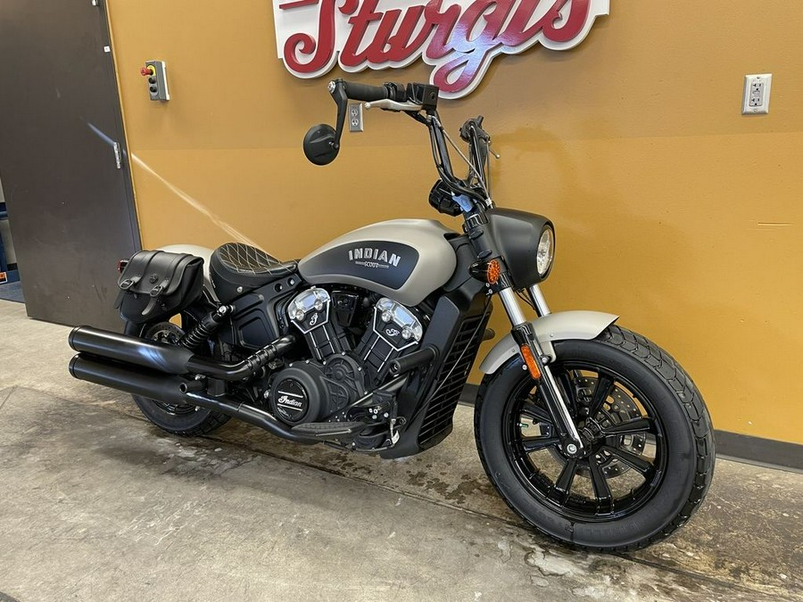 2022 Indian Motorcycle® Scout® Bobber ABS Silver Quartz Smoke