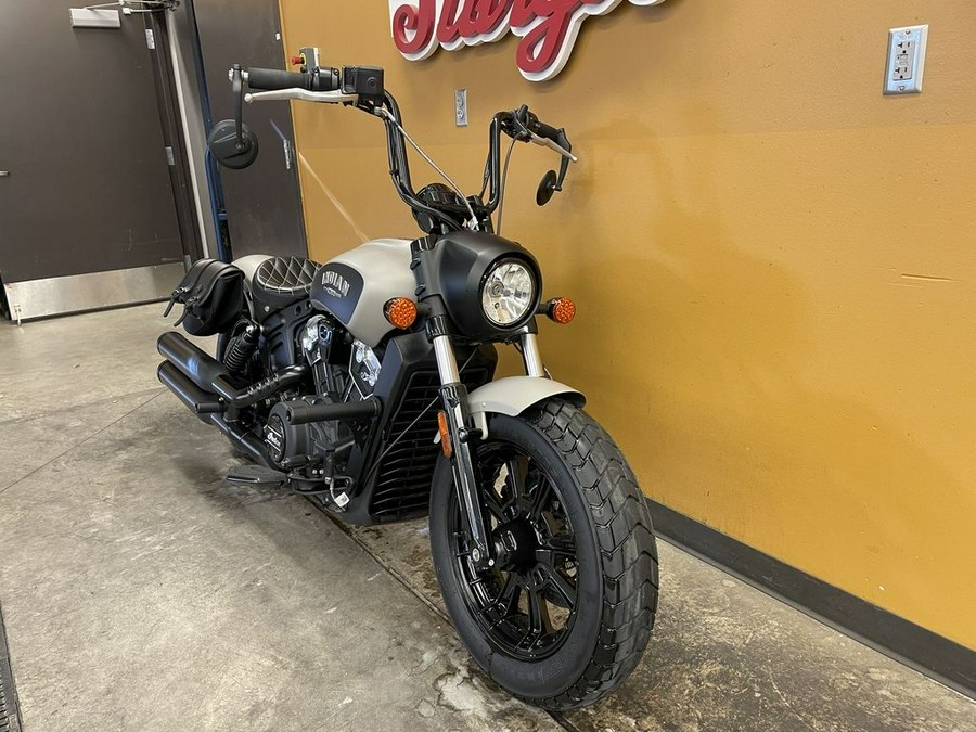 2022 Indian Motorcycle® Scout® Bobber ABS Silver Quartz Smoke