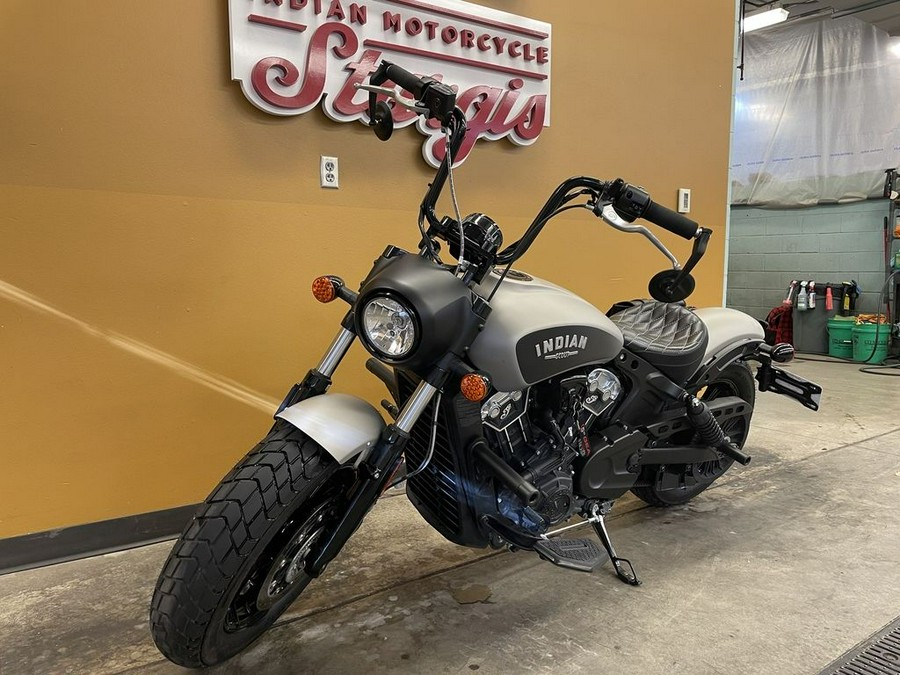 2022 Indian Motorcycle® Scout® Bobber ABS Silver Quartz Smoke