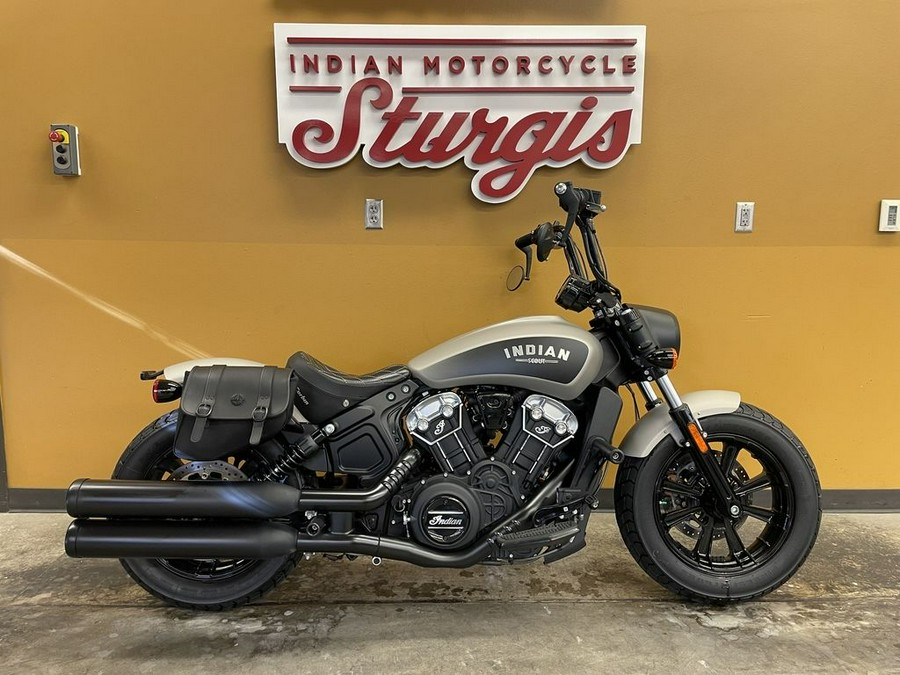 2022 Indian Motorcycle® Scout® Bobber ABS Silver Quartz Smoke