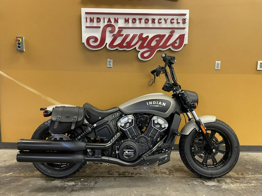 2022 Indian Motorcycle® Scout® Bobber ABS Silver Quartz Smoke