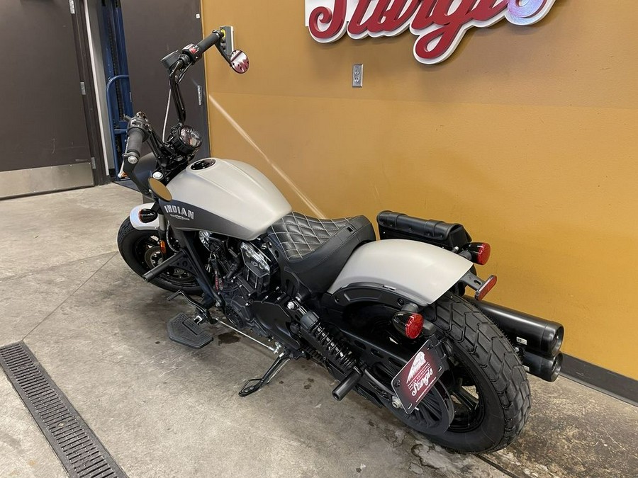 2022 Indian Motorcycle® Scout® Bobber ABS Silver Quartz Smoke