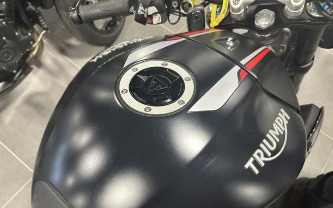 2019 Triumph Speed Triple RS Crystal White Metallic