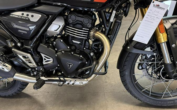 2026 Triumph Scrambler 400 XC Storm Grey