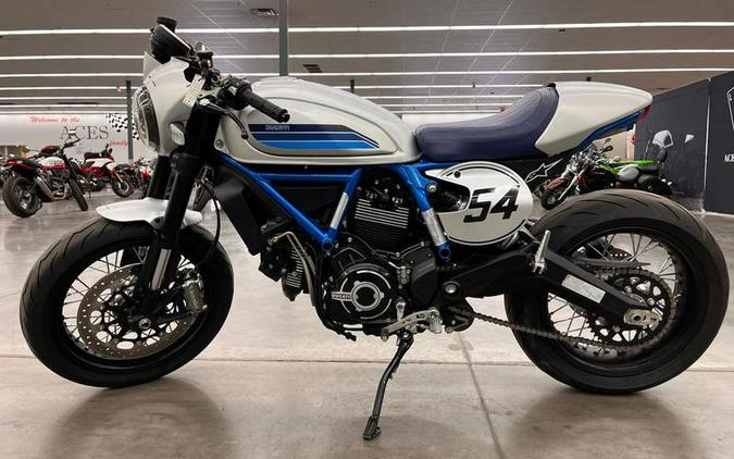 2020 Ducati Scrambler Cafe Racer Silver Ice Matte