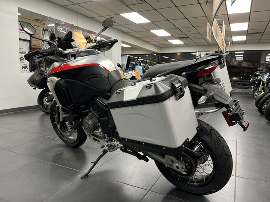 2025 Ducati Multistrada V4 Rally Brushed Aluminium & Matt Blac V4 Rally