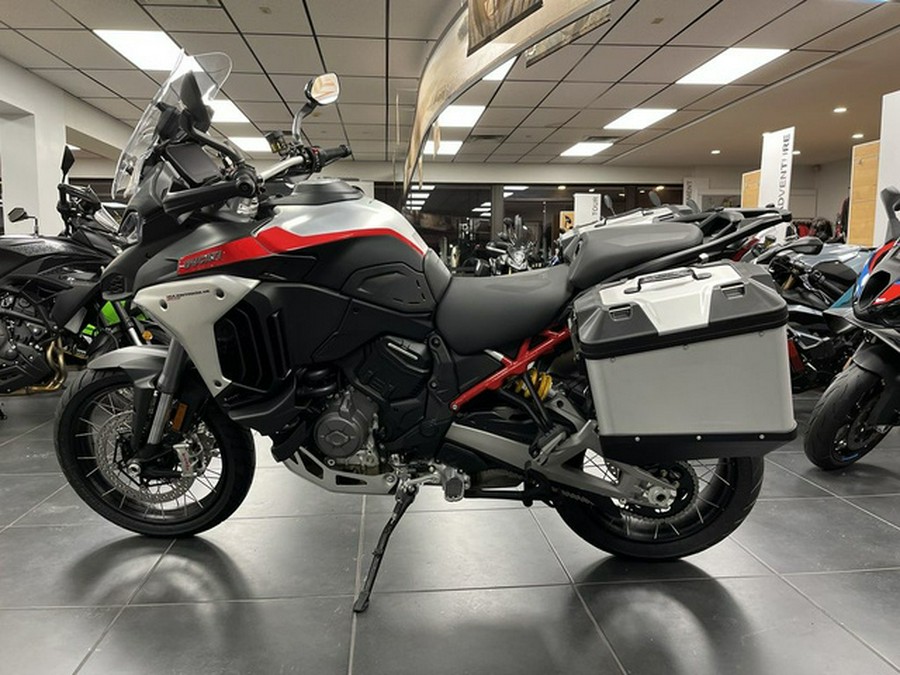 2025 Ducati Multistrada V4 Rally Brushed Aluminium & Matt Blac V4 Rally