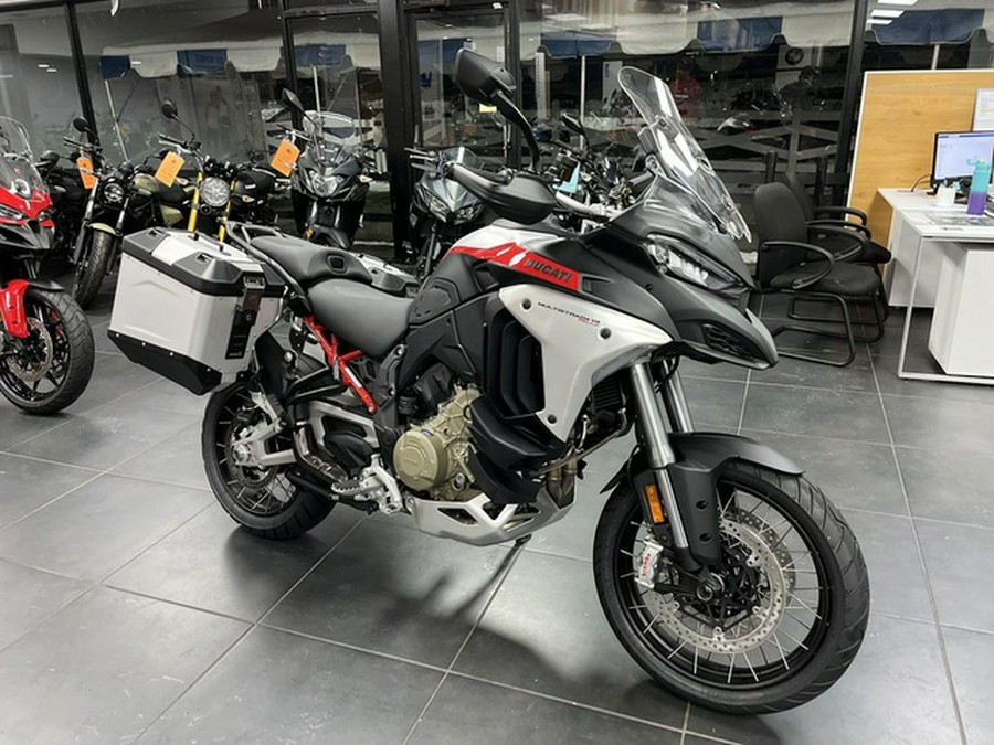 2025 Ducati Multistrada V4 Rally Brushed Aluminium & Matt Blac V4 Rally