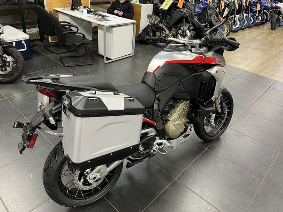 2025 Ducati Multistrada V4 Rally Brushed Aluminium & Matt Blac V4 Rally