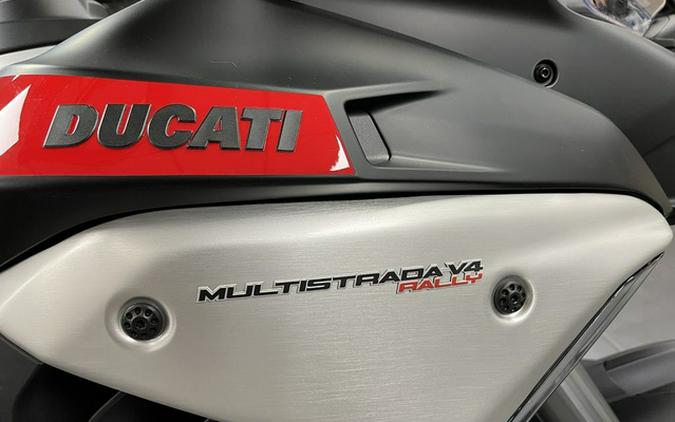 2025 Ducati Multistrada V4 Rally Brushed Aluminium & Matt Blac V4 Rally