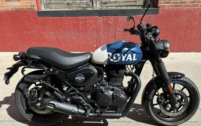 2024 Royal Enfield Hunter 350 Rebel Blue