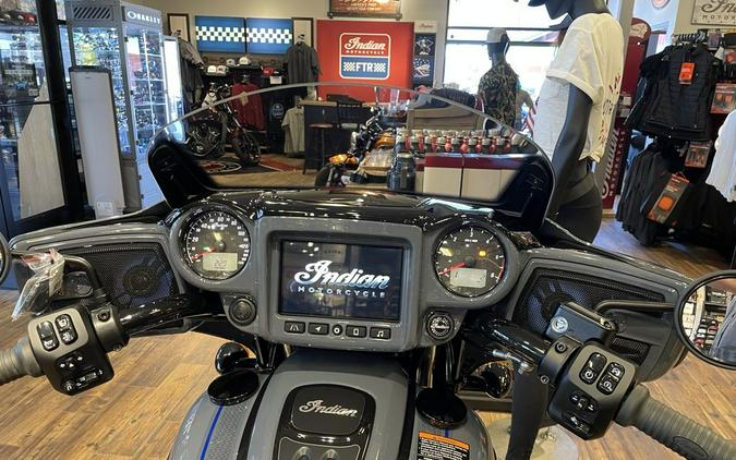 2024 Indian Motorcycle® Chieftain® Dark Horse® w/Powerband Audio Pkg Icon Stealth Gray Azure