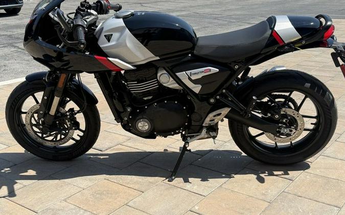 2026 Triumph Thruxton 400 Phantom Black Aluminium Silver