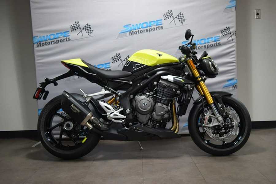 2026 Triumph Speed Triple 1200 RX Triumph Performance Yellow 1200 RX