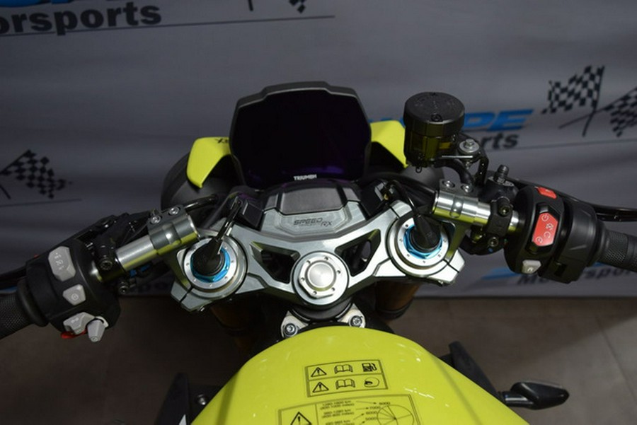 2026 Triumph Speed Triple 1200 RX Triumph Performance Yellow 1200 RX
