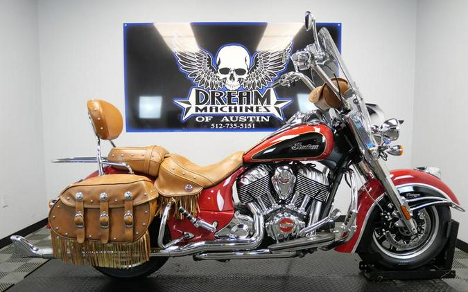 2015 Indian Motorcycle® Chief® Vintage Indian Red / Thunder Black