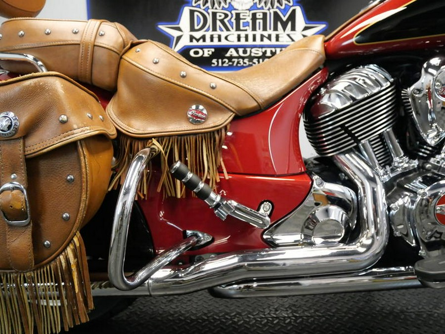 2015 Indian Motorcycle® Chief® Vintage Indian Red / Thunder Black