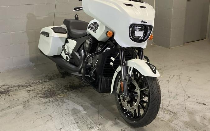 2025 Indian Motorcycle® Chieftain® PowerPlus Dark Horse® 112 w/PowerBand Ghost White Metallic Smoke