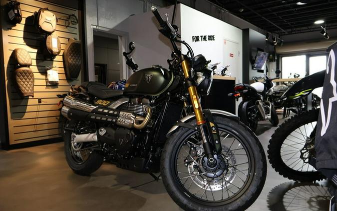 2026 Triumph Scrambler 900 Matt khaki green