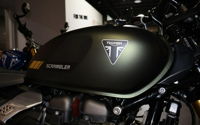 2026 Triumph Scrambler 900 Matt khaki green