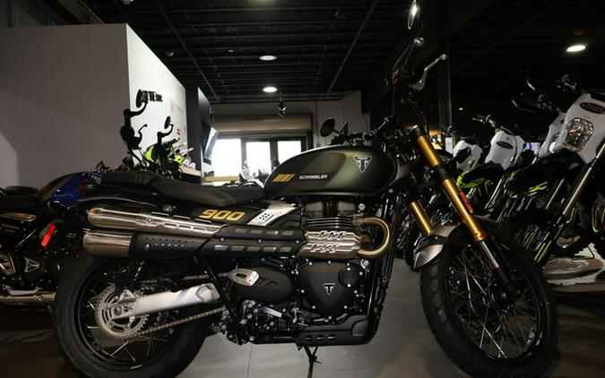 2026 Triumph Scrambler 900 Matt khaki green