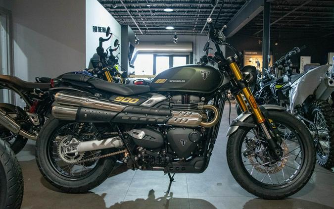 2026 Triumph Scrambler 900 Matt khaki green