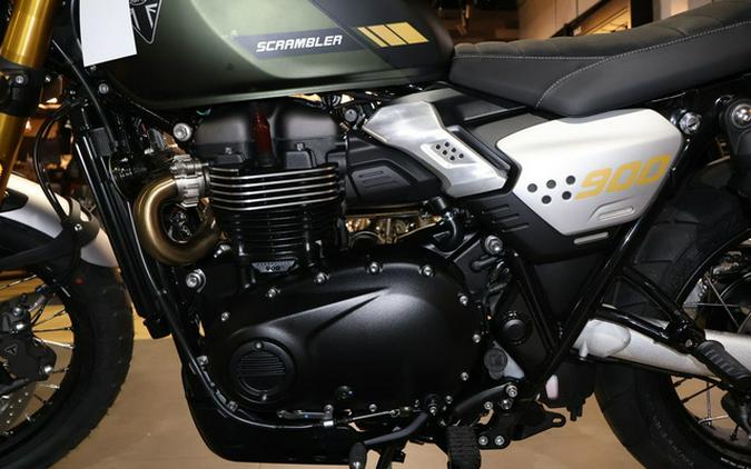 2026 Triumph Scrambler 900 Matt khaki green