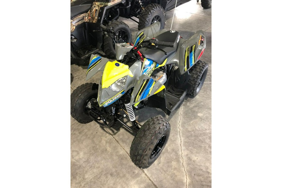 2023 Polaris Industries Outlaw 110 EFI Avalanche Gray/Lime Squeeze