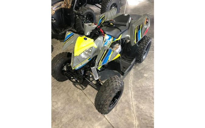 2023 Polaris Industries Outlaw 110 EFI Avalanche Gray/Lime Squeeze