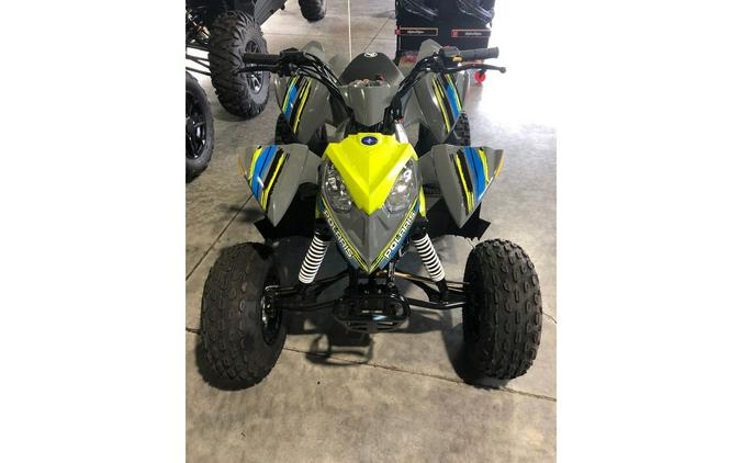 2023 Polaris Industries Outlaw 110 EFI Avalanche Gray/Lime Squeeze