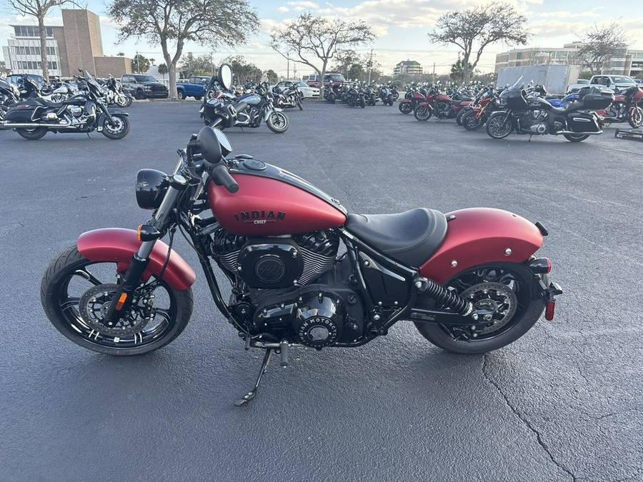 2025 Indian Motorcycle® Chief® Dark Horse® Sunset Red Smoke