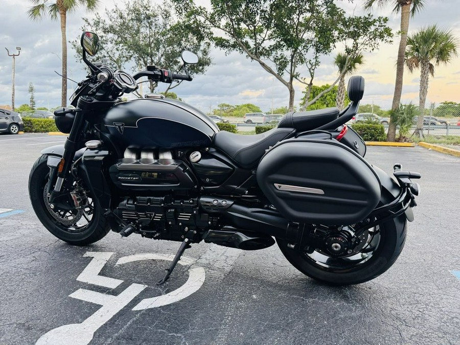 2025 Triumph Rocket 3 Storm GT Matte Sapphire Black and Satin Pacific Blue