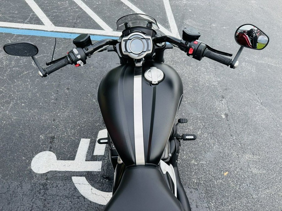 2025 Triumph Rocket 3 Storm GT Matte Sapphire Black and Satin Pacific Blue
