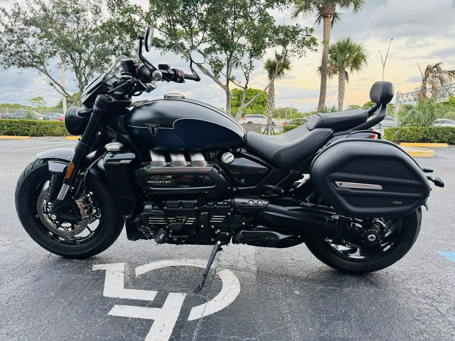 2025 Triumph Rocket 3 Storm GT Matte Sapphire Black and Satin Pacific Blue