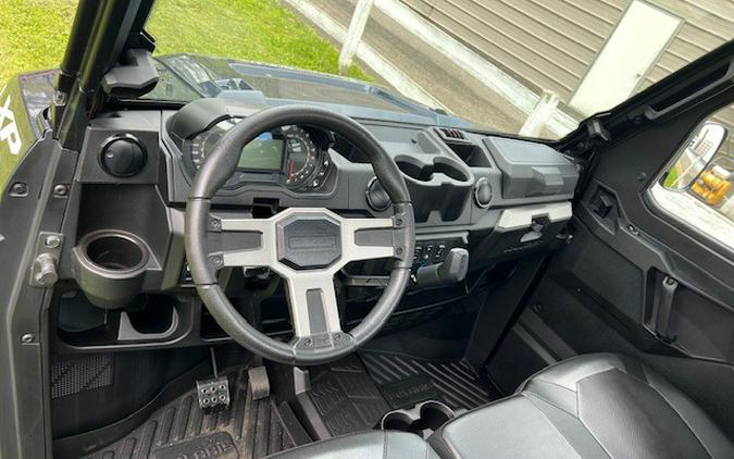 2020 Polaris RANGER XP 1000 PREMIUM BLUE W/ FULL CAB, HEAT, WIPER, CARGO RACK, ROCKSLIDERS, BUMERS