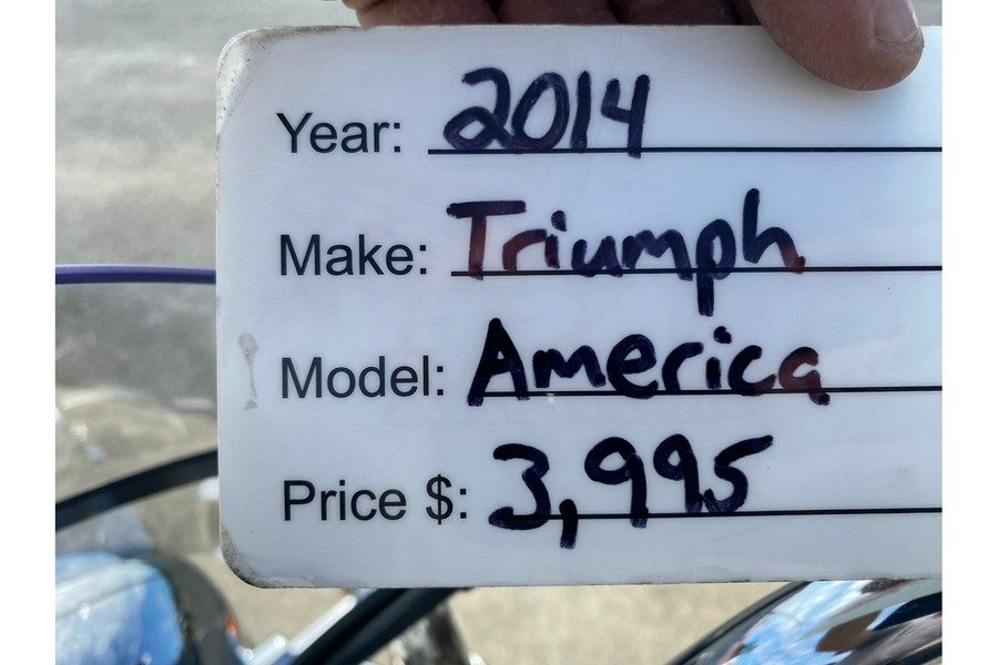 2014 Triumph AMERICA