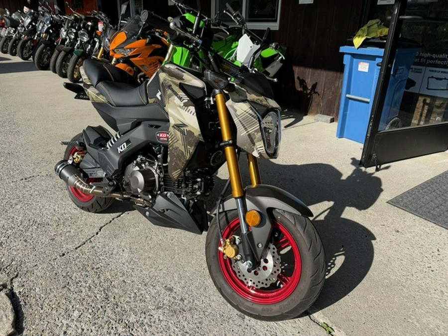 2025 Kawasaki Z125 PRO Cypher Camo Beige