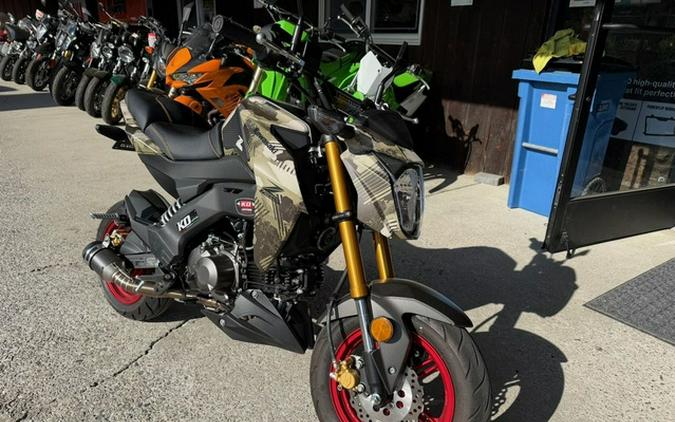 2025 Kawasaki Z125 PRO Cypher Camo Beige
