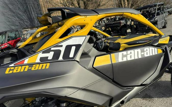 2024 Can-Am® Maverick R X RS with Smart-Shox Carbon Black & Neo Yellow