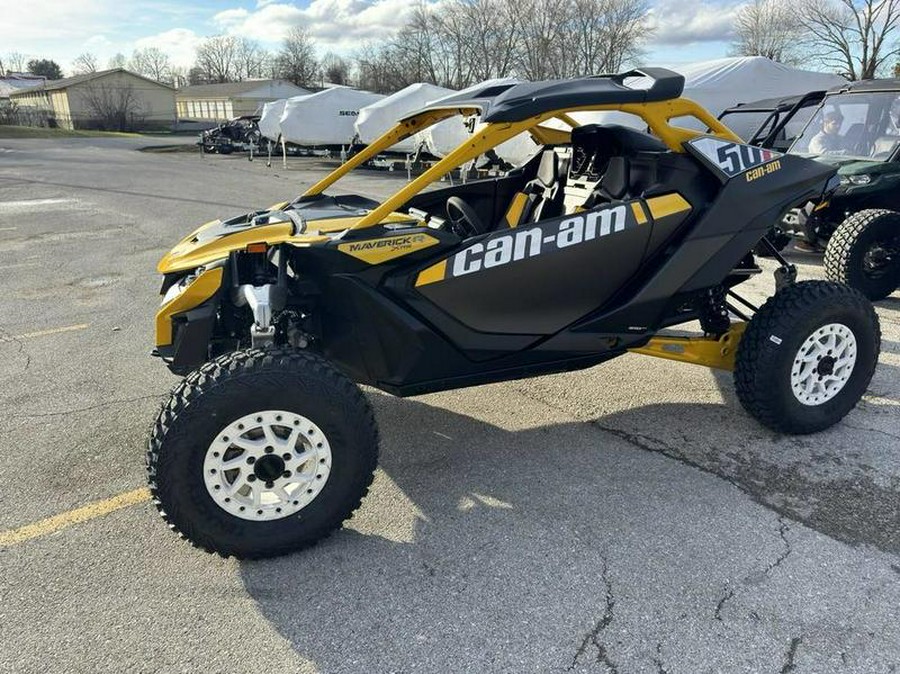 2024 Can-Am® Maverick R X RS with Smart-Shox Carbon Black & Neo Yellow