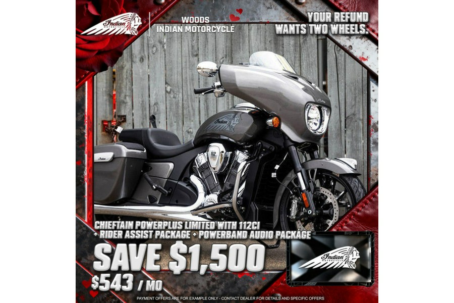 2025 Indian Motorcycle Chieftain PowerPlus Limited 112 w/PowerBand Audio