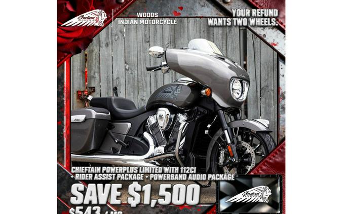 2025 Indian Motorcycle Chieftain PowerPlus Limited 112 w/PowerBand Audio