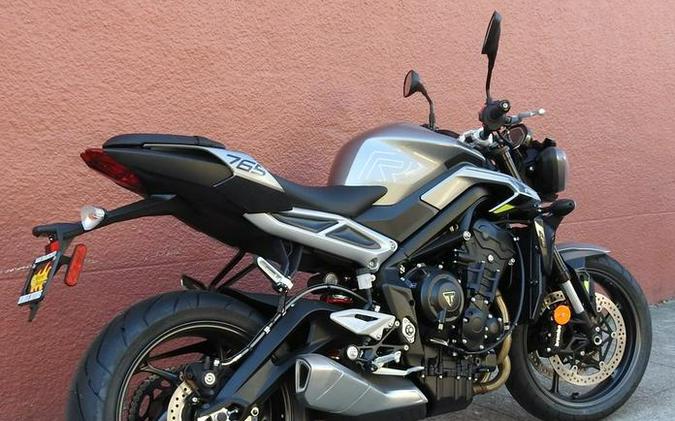 2024 Triumph Street Triple 765 R Silver Ice