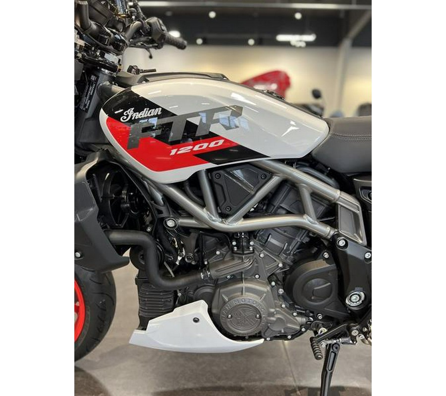 2023 Indian Motorcycle® FTR Sport White Lightning/Indy Red